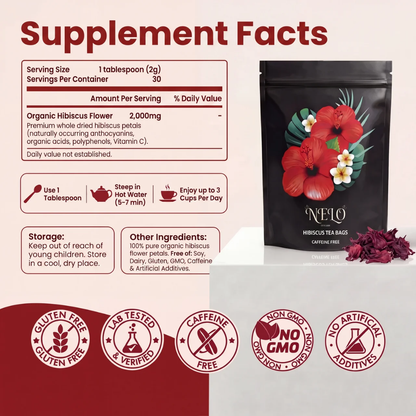 Organic Hibiscus Tea Bags
